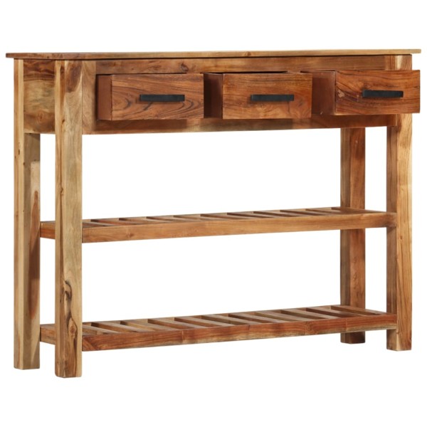 Side cabinet with 3 drawers, 110x30x80cm, solid wood