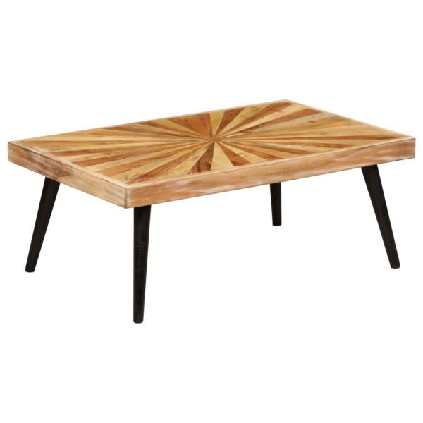 Coffee table, solid mango wood, 90x55x36cm