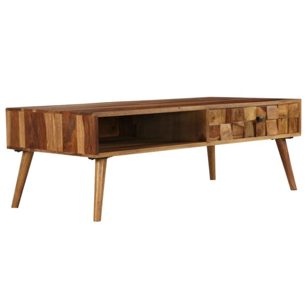 Coffee table, pink. work medical with med. sp. approx., 110x50x37cm