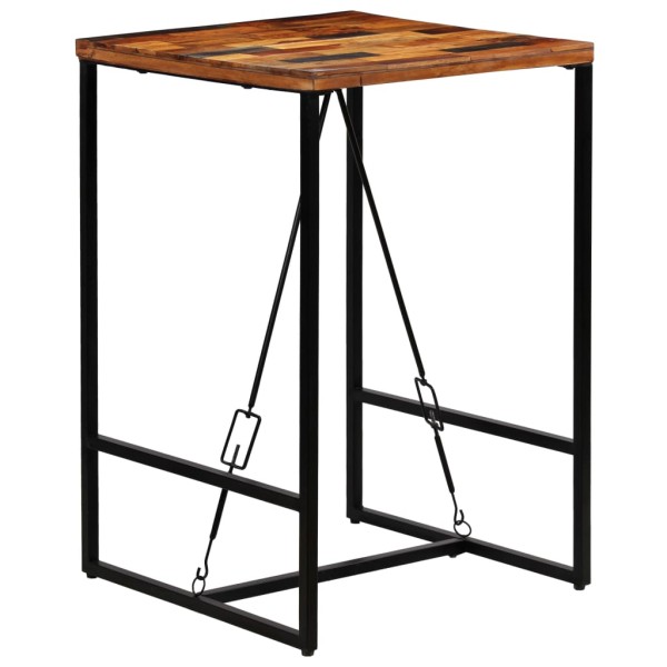 Bar table, recycled wood, 70x70x106cm
