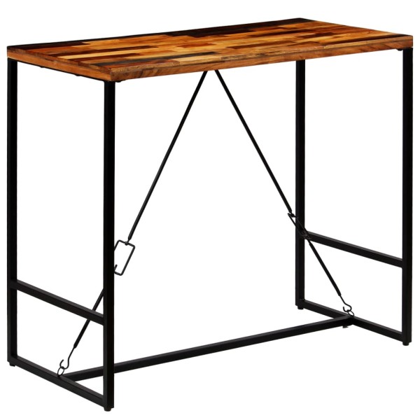 Bar table, recycled wood, 120x60x106cm