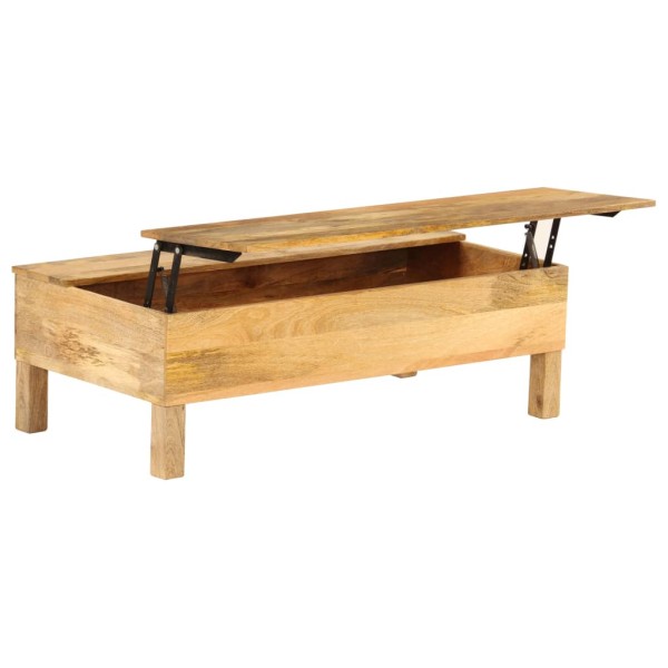 Coffee table, 110x55x35 cm, solid mango wood