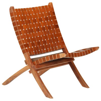 Folding chair, brown,...