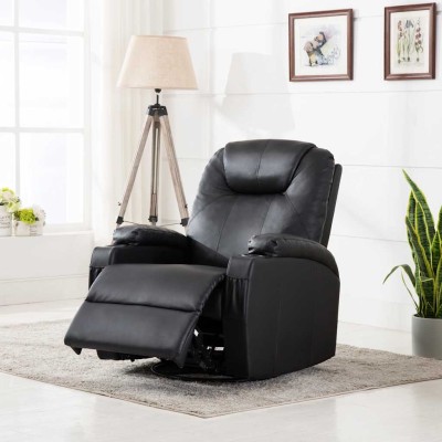 Swivel massage chair, black...