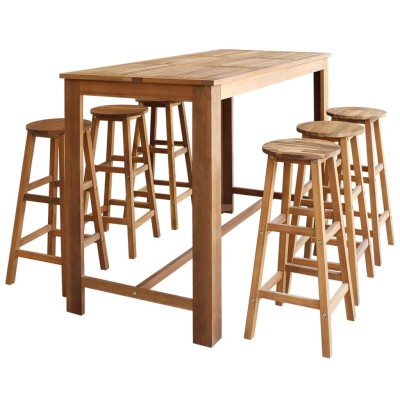 Set of bar table and...