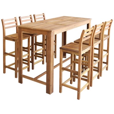 Set of bar table and...