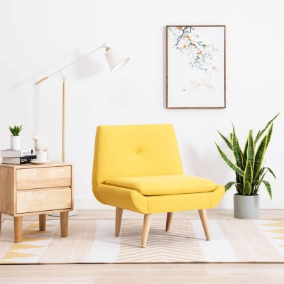 Armchair with footrest,...