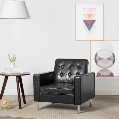 Armchair, black, 75x70x75...