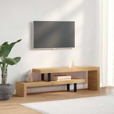 TV table, solid mango wood