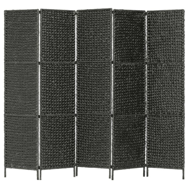 Room partition, 5d., black. sp., 193x160cm, water hyacinth.