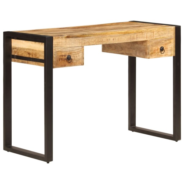 Desk with 2 drawers, 110x50x77cm, mango wood. mass