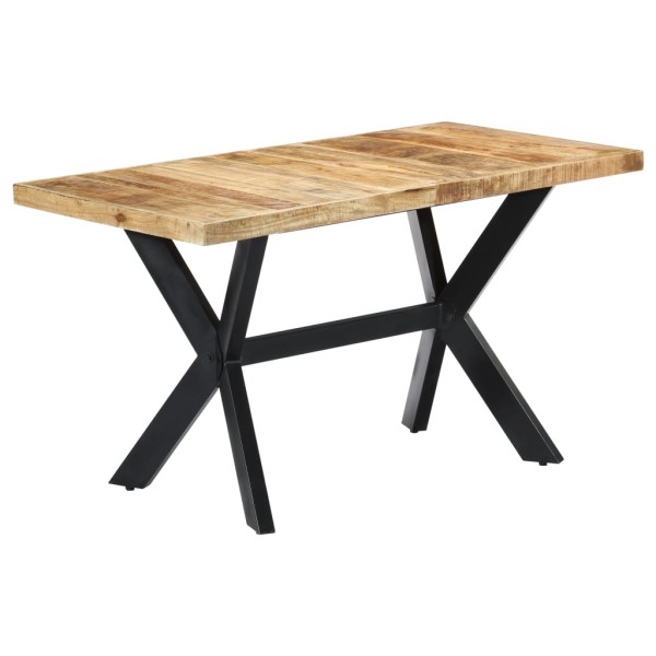 Dining table, 140x70x75cm, untreated mango wood. array