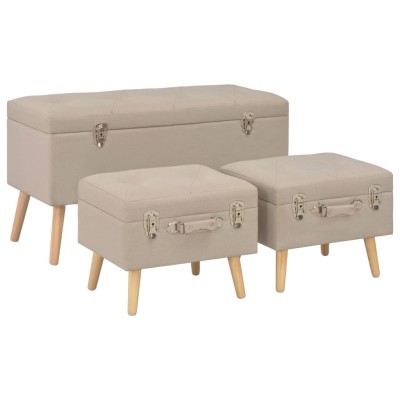 Storage boxes-stools, 3...