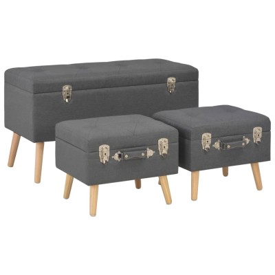 Storage boxes-stools, 3...