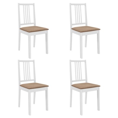 Dining chairs with pillows,...