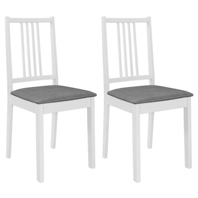 Dining chairs with pillows,...