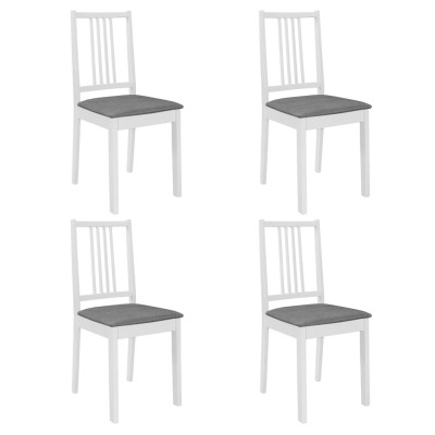 Dining chairs with pillows,...
