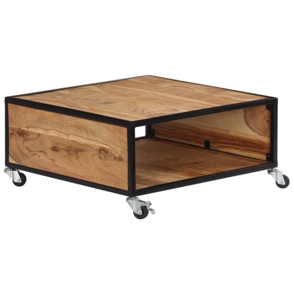 Coffee table, 70x70x32cm, solid acacia wood