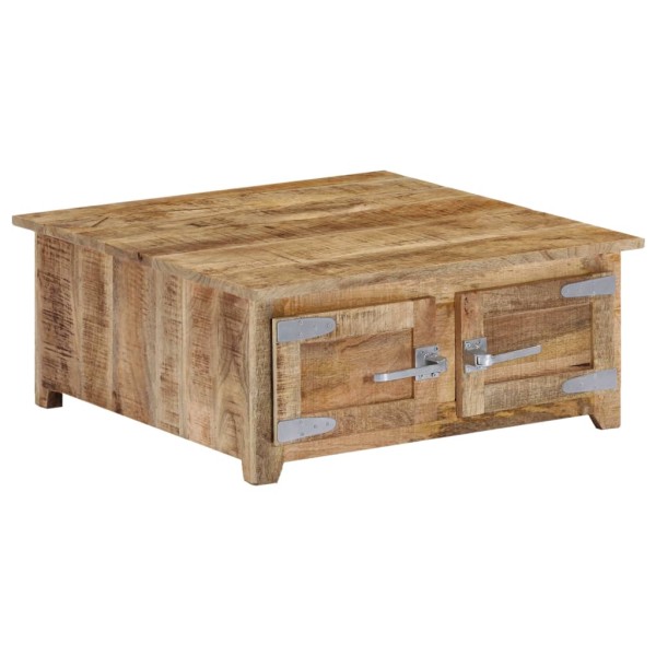 Coffee table, 70x70x30cm, solid mango wood