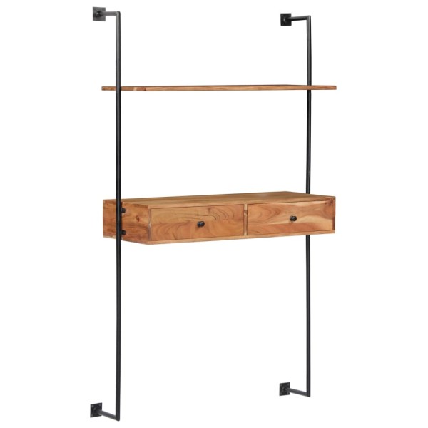 Wall table, 90x40x170 cm, solid acacia wood