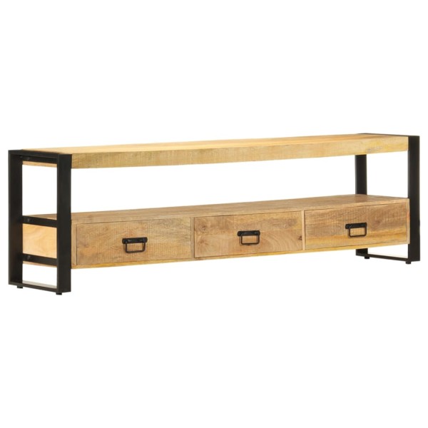 TV cabinet, 150x30x45cm, solid mango wood