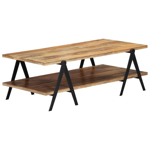 Coffee table, 115x60x40 cm, solid mango wood