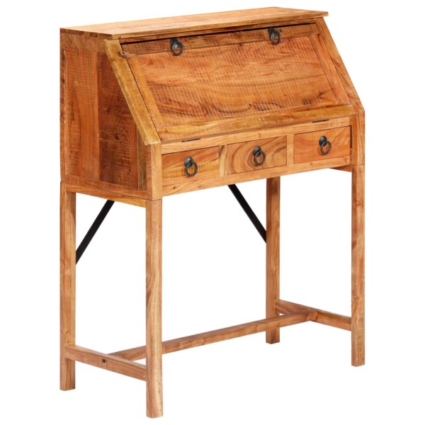 Desk, 90x40x107cm, solid acacia wood