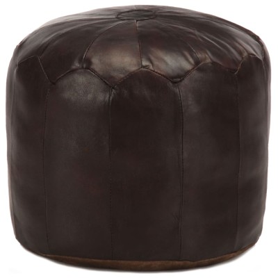 Pouf, dark brown, 40x35 cm,...