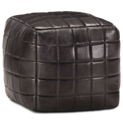 Pouf, black, 40x40x40cm,...