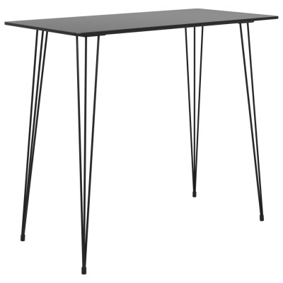 Bar table, black, 120x60x105cm