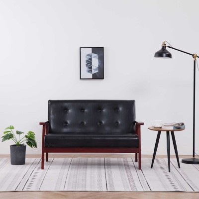 Dvivietė sofa, juodos...