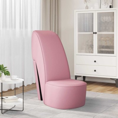 High-heeled chair, pink...