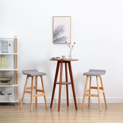 Bar chairs, 2 pcs., light...