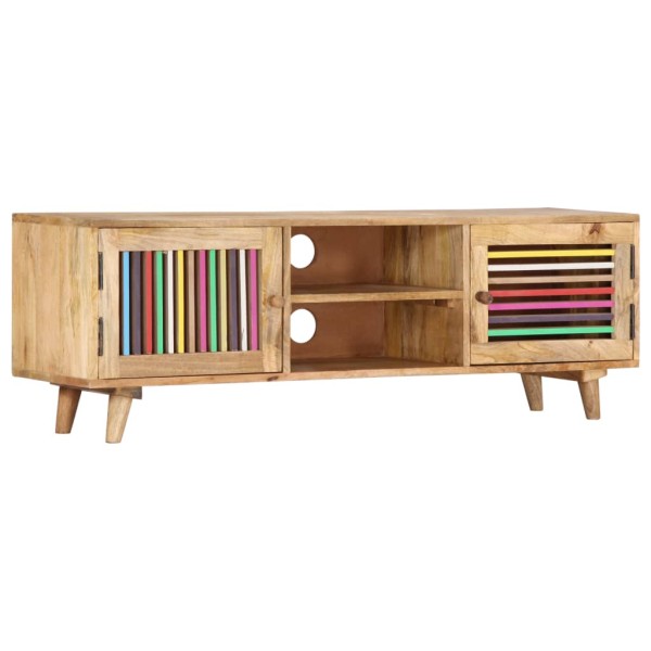 TV cabinet, 120x30x40cm, solid mango wood