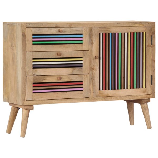 Side cabinet, 100x30x75cm, solid mango wood