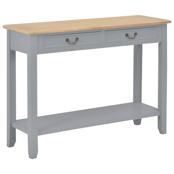 Console table, gray, 110x35x80cm, wood