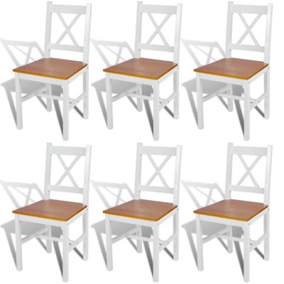 Dining room chairs, 6 pcs.,...