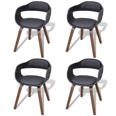 Dining room chairs, 4 pcs.,...
