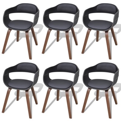 Dining room chairs, 6 pcs.,...