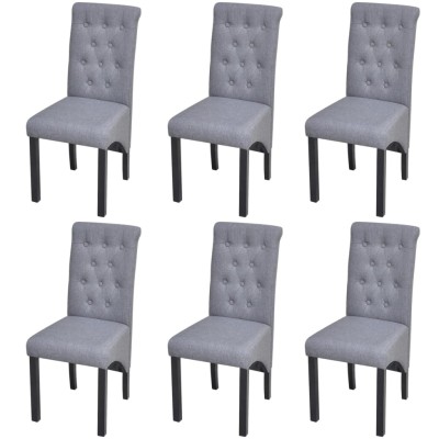 Dining room chairs, 6 pcs.,...