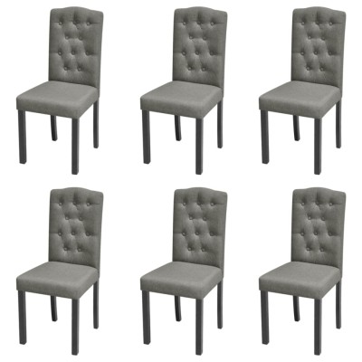 Dining room chairs, 6 pcs.,...