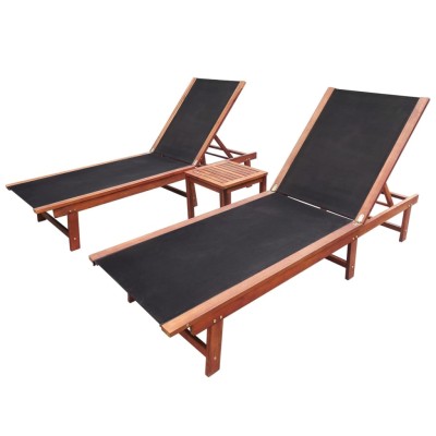 Sunbeds, 2 pcs., with a...