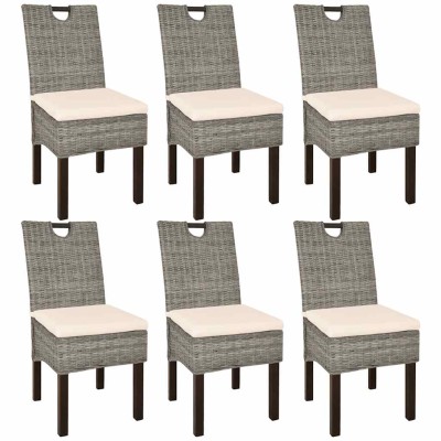 Dining room chairs, 6 pcs.,...