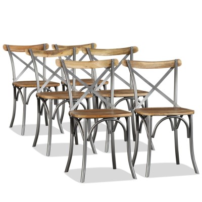 Dining chairs, 6 pcs.,...