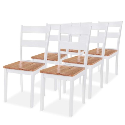 Dining room chairs, 6 pcs.,...