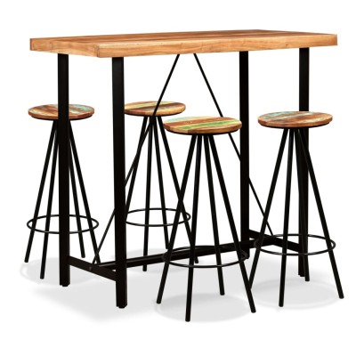 Bar set, 5d., acacia wood,...