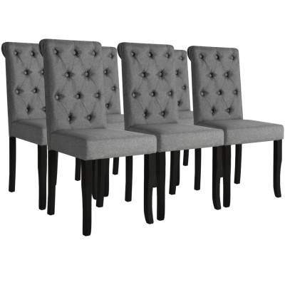 Dining room chairs, 6 pcs.,...