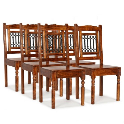 Dining room chairs, 6 pcs.,...