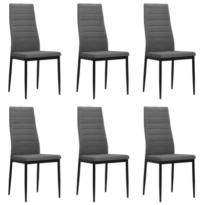Dining room chairs, 6 pcs.,...