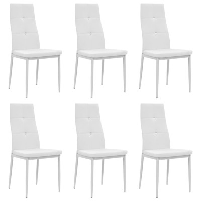 Dining room chairs, 6 pcs.,...